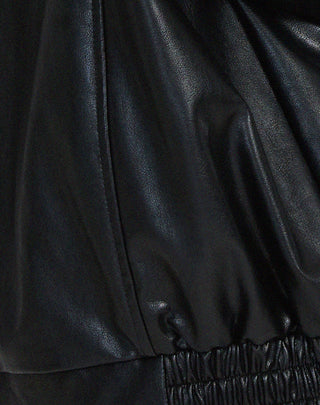 Meadow Classic Casual PU Leather Jacket