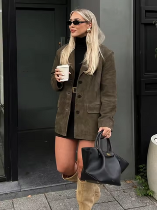 Sofia - Chic Brown Jacket for Effortless Style
