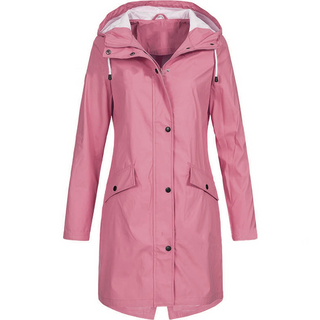 Lorraine Lightweight Waterproof Hooded Raincoat for Women