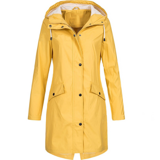 Lorraine Lightweight Waterproof Hooded Raincoat for Women