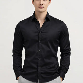 Slim Fit Non-Iron Wrinkle-Free Button-Up Shirt