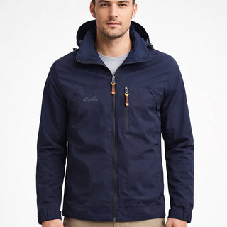 Men's Waterproof Full-Zip Hooded Jacket