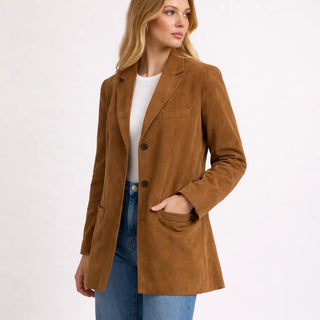 Sofia - Chic Brown Jacket for Effortless Style