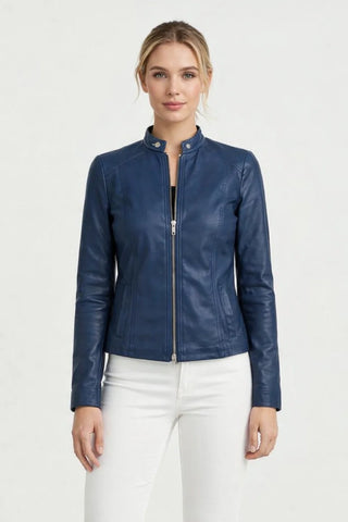 Alessia – Women's Leather Biker Jacket