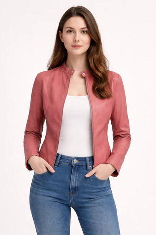 Alessia – Women's Leather Biker Jacket