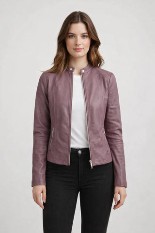 Alessia – Women's Leather Biker Jacket