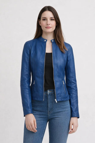 Alessia – Women's Leather Biker Jacket