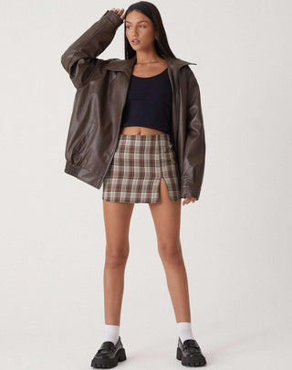 Meadow Classic Casual PU Leather Jacket